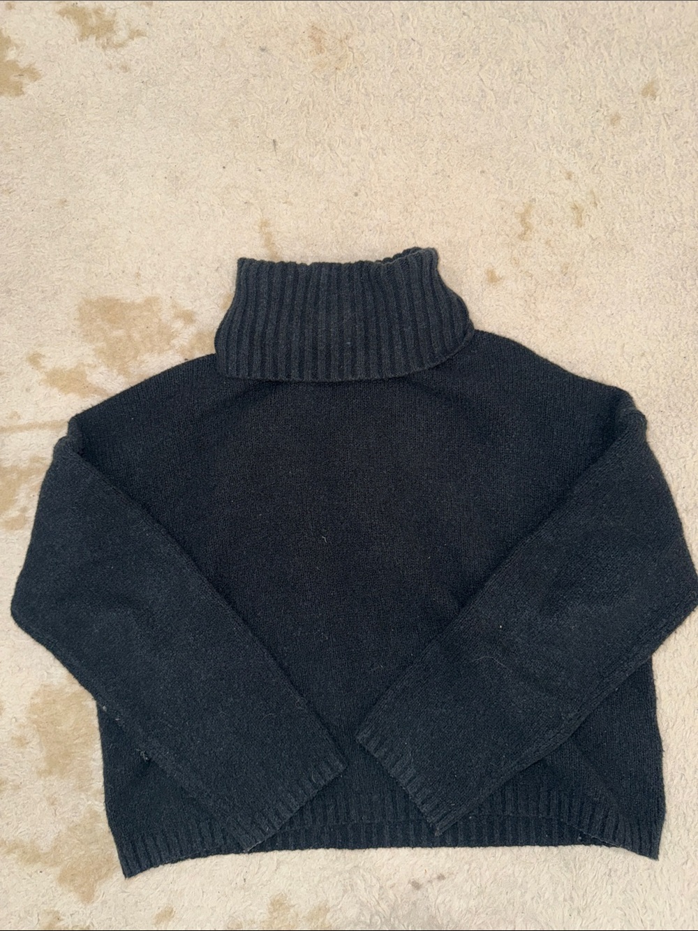 Abercrombie & Fitch Black Turtleneck Sweater